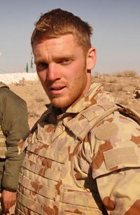 20081214ara8502859_0320.jpg Corporal Mathew Hopkins on patrol in Tarin Kowt last year.