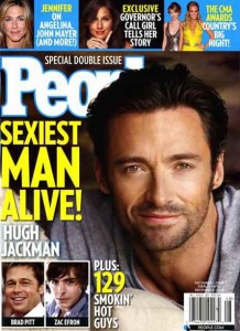 Hugh Jackman sexiest Hugh's the sexiest, says People magazine